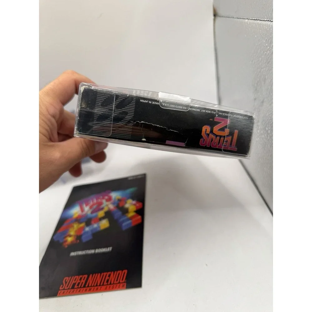 Tetris 2 SNES Super Nintendo Complete CIB Fast Shipping